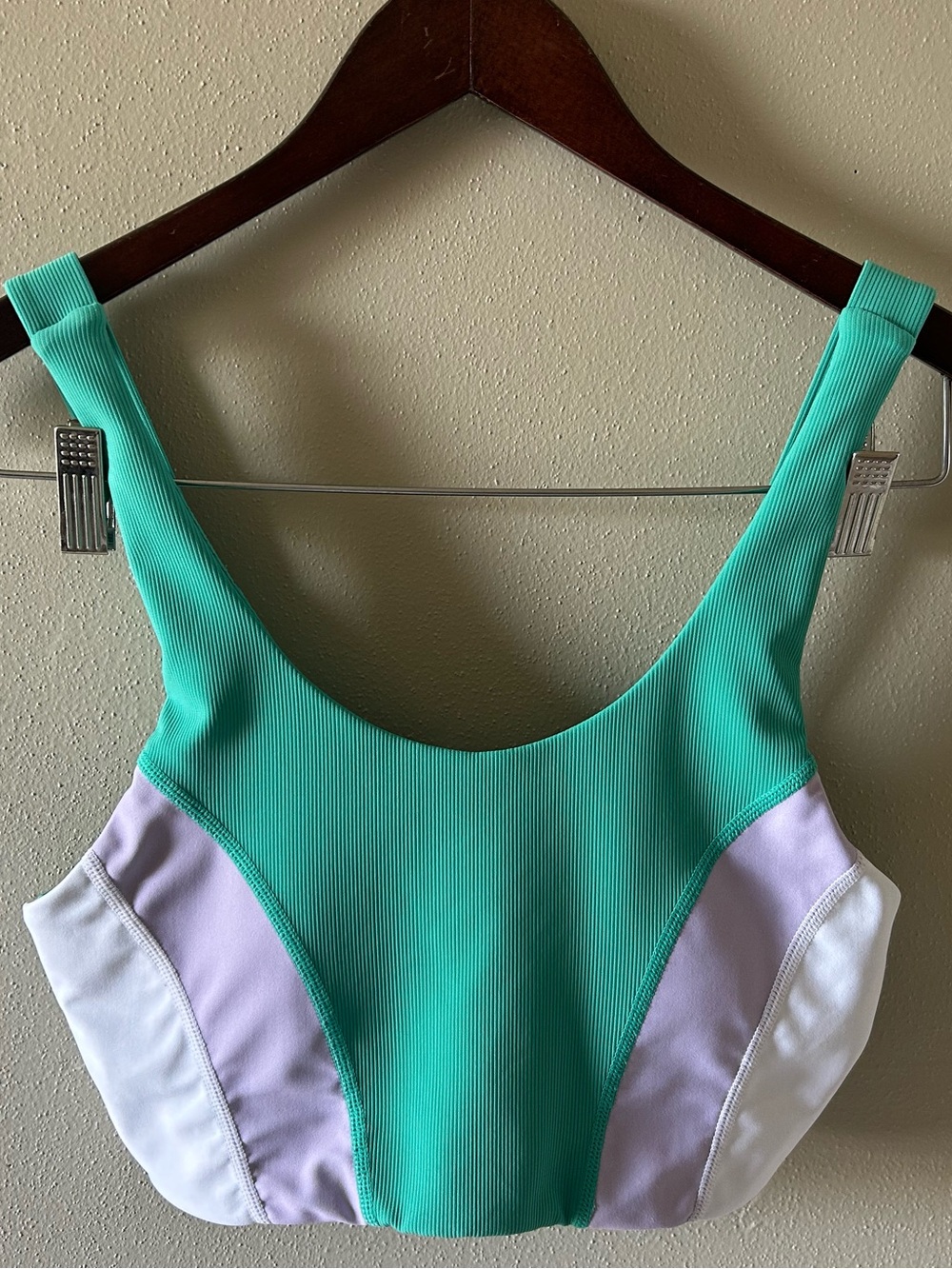 Wilo the Label Color-Blocked Sports Bra Size Medium
